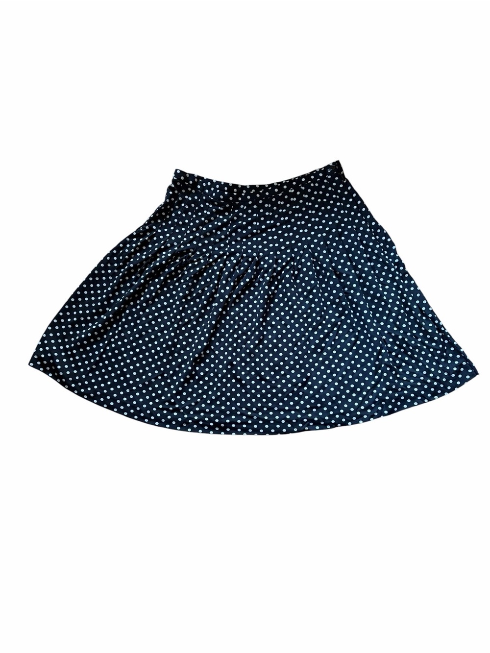 Vintage Black and White Polka Dot Circle Skirt
